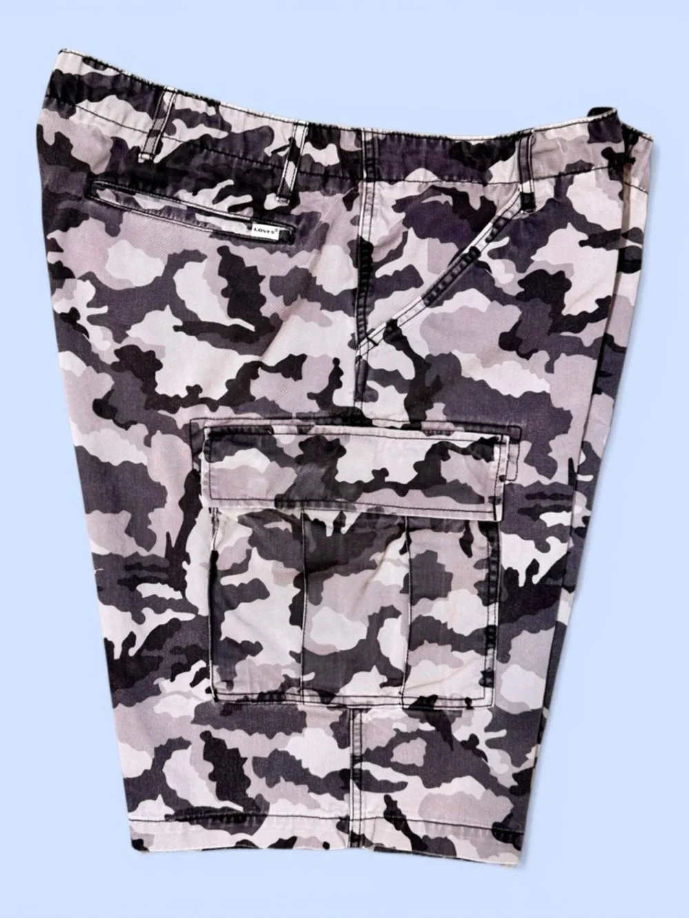 Levi's Men's Cargo Shorts Gray & Black Camo Sz‎ 40